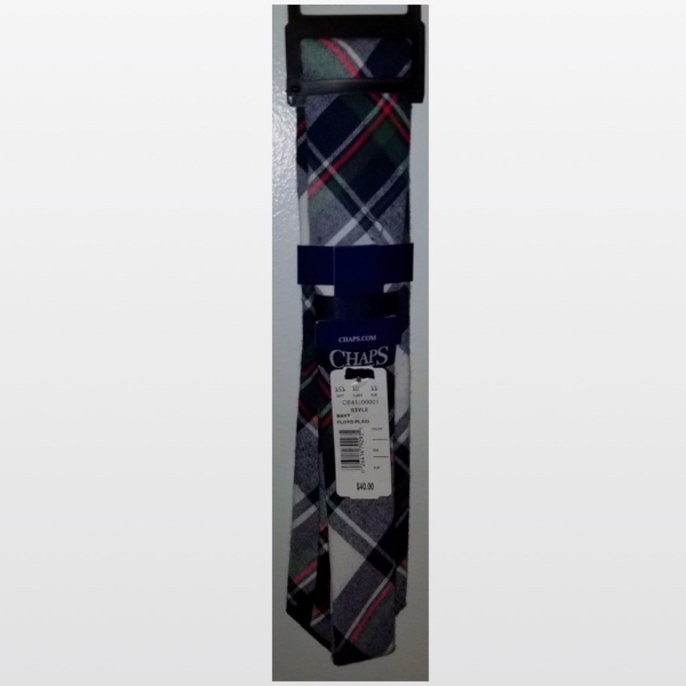 NWT Men Plaid Casual Tie Acce - Picture 2 of 8